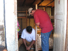 Installing bunk beds ministry 5 amigos baja california, mexico, Vicente Guerrero 
